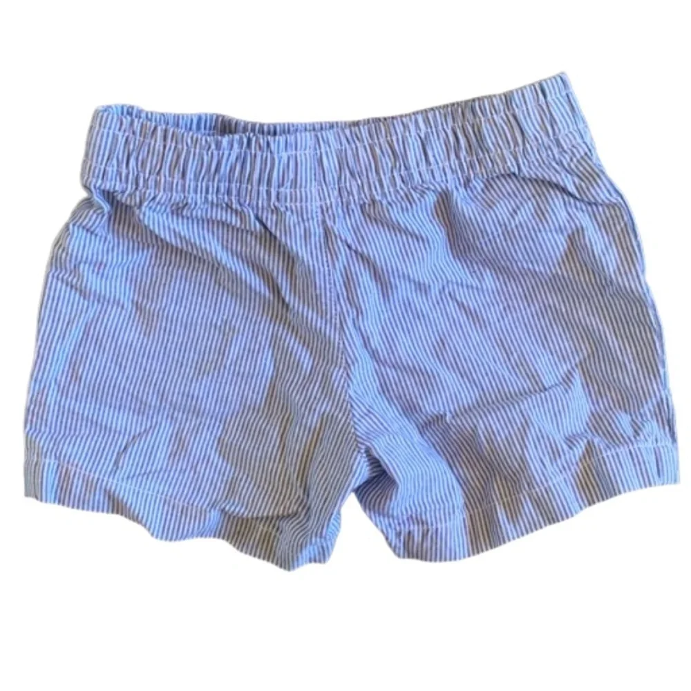 Carters Blue & White Striped Shorts